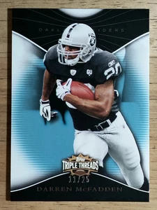 Topps Triple Threads Sapphire #54 2009 Darren McFadden - Imagen 1 de 2
