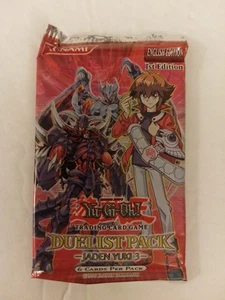 Yu-Gi-Oh! Duelist Pack Jaden Yuki 3 First Edition 6 Cards Booster Pack Sealed - Picture 1 of 2
