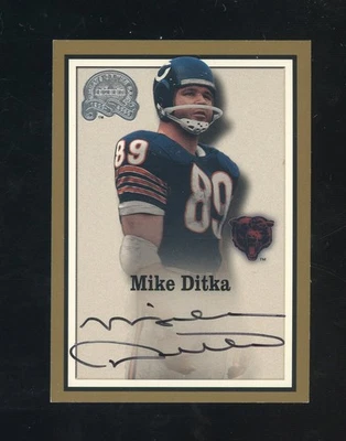 Fleer Greats of the Game 2000 Mike Ditka Chicago Bears Salón de la fama automático Foto 1 de 2