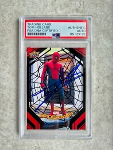 Tom Holland Spider-Man Signed Auto Card / Spider-Man Homecoming (PSA Certified) - Picture 1 of 2
