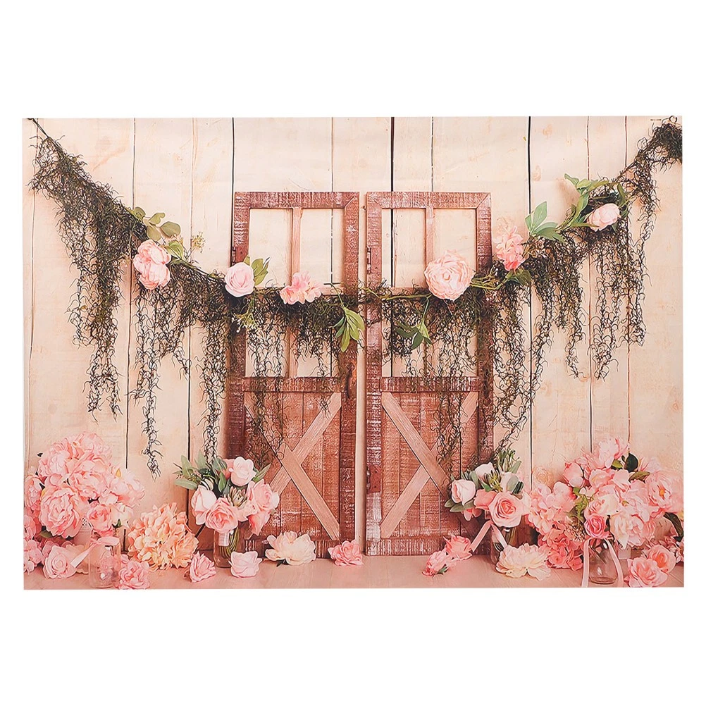 YUNBDJ791 Fotohintergrund 2,1x1,5m - Valentinstag & Hochzeitsdekoration, Vinyl