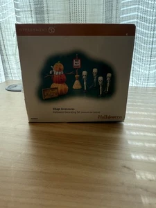 Juego de 5 decoración de Halloween Snow Village Dept 56 #800026 - Imagen 1 de 2