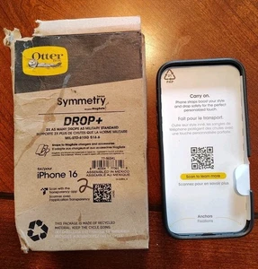 OtterBox Symmetry Series Case for iPhone 16 Pro Black New - Picture 1 of 4