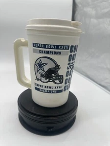 Vintage 1992 Dallas Cowboys Whirly Travel Mug NFL Super Bowl Rare - Picture 1 of 3