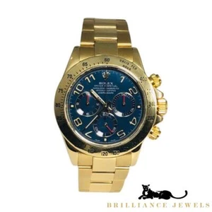 Rolex Daytona 116528 40mm Watch in 18K Gold, 2018 Service Papers (R-248) - Picture 1 of 4