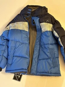 Brand New Vertical 9 Boys XL 16/18 Blue Insulated Puffer Winter Coat Jacket - Picture 1 of 5