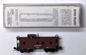 MTL Micro-Trains 50040 ATSF 1205 legno cabooso nuovo - Foto 1 di 1