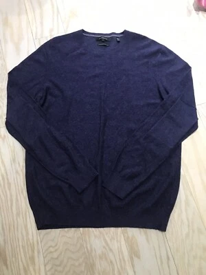 Report Collection Men’s Sweater, Size L, Purple/ Navy - Image 1 of 4