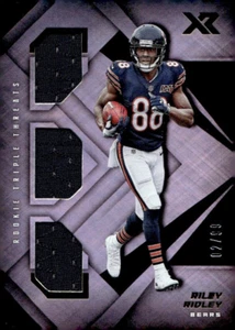2019 Panini XR Rookie Triple Threats Materials 02/99 Riley Ridley #RTM-36 RC - Foto 1 di 2