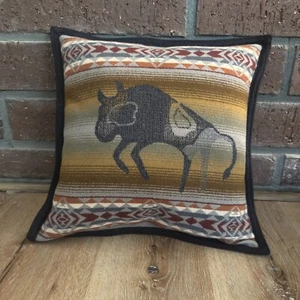 Pendleton Buffalo Stillwater Wollmischung Kissen Hergestellt in den USA - Bild 1 von 9