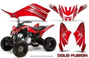 KIT DE GRÁFICOS YAMAHA RAPTOR 125 CALCOMANÍAS CREATORX PEGATINAS ROJO FUSIÓN FRÍA - Imagen 1 de 1