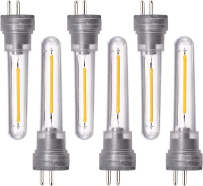 EASYIVY 8-Pack S14 LED Bulbs Plug in 1W S14 Spare LED Light Bulbs 2700K Warm... - Image 1 of 4