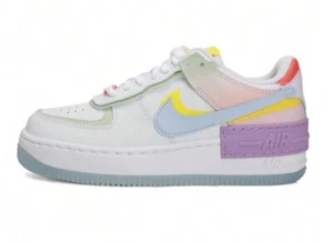 Nike Wmns AF1 Shadow Air Force 1 Diamond weiß blau lila Damen CW2630-141 Größe 6 - Bild 1 von 7