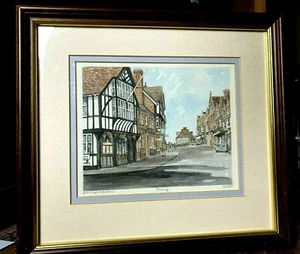 Vintage Original Art Street View Signed Limited Edition - Picture 1 of 11