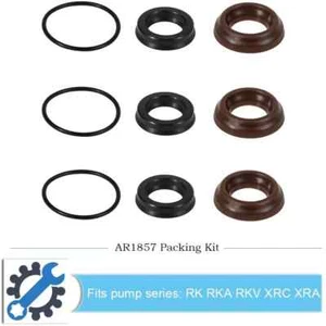 AR1857 Seal Packing Kit 18mm XR Annovi Reverberi Pressure Washer Pump RK RKA RKV - Picture 1 of 14