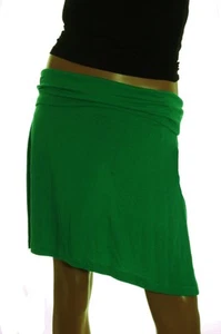 Mujer Verde Elastizada Cómoda Falda Playa Traje de Baño Cubierta Sm Med Lg XL NUEVO - Imagen 1 de 1