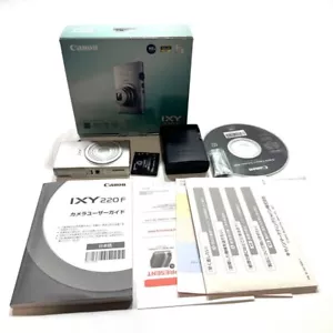Canon IXY 220F PowerShot ELPH 110 HS IXUS 125 HS Silver JAPAN - Picture 1 of 4
