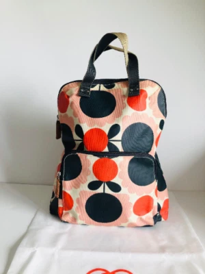 Orla Kiely Rare Scallop Flower Spot Tote Blush Bestie Backpack Tote Bag - Image 1 of 4