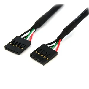StarTech USBINT5PIN24 24in Internal 5 pin USB IDC Motherboard Header Cable F/F - Picture 1 of 2