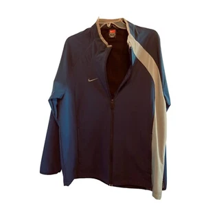 #7483 Nike Mens Blue Zipper Jacket Size L - Picture 1 of 8