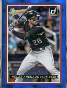 2018 Donruss All Stars /249 #AS7 Nolan Arenado Colorado Rockies - Picture 1 of 2