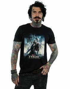 Marvel Studios Hombre Thor The Dark World Poster Camiseta - Imagen 1 de 19