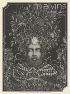 MELVINS Syracuse 2022 silkscreened poster by Dead Flag Studios - Picture 1 of 1