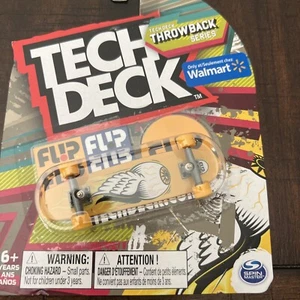 Tech Deck Flip Skateboards Throwback Series Walmart Fingerboard Neu Gelb - Bild 1 von 3