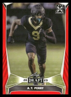 2023 Leaf Draft Red A.T. Perry Rc #39 - Image 1 of 2