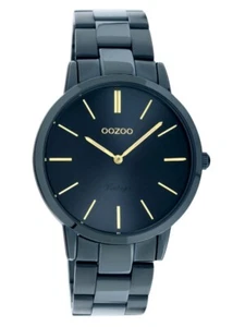 OOZOO Damen Armbanduhr C20105 blau analog Damenuhr Quarz Uhr Edelstahl Armband - Bild 1 von 2