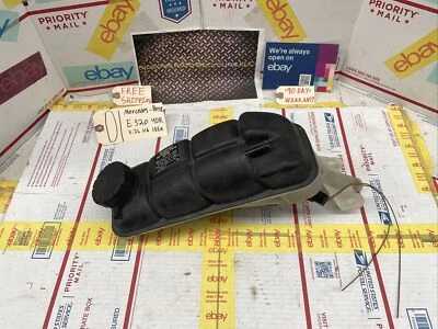 96-03 MERCEDES-BENZ E320 COOLANT RESERVOIR TANK BOTTLE w/ Cap w/ Harness Pigtail - Image 1 of 3