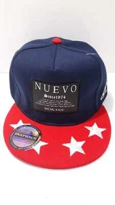 Men Snapback Hat Classic Hip Hop Style Flat Brim Baseball Cap Solid Plain Hats - Picture 1 of 6