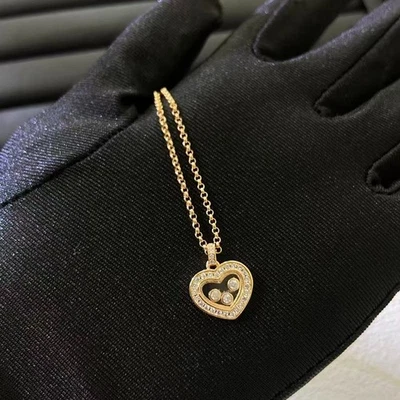 Collar Colgante Corazón Corazones Felices Chopard Mujer Regalo Navidad Foto 1 de 4