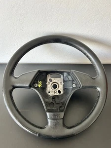BMW E46 3er 3 Speichen o. Airbag Sport Leder Lenkrad 1999 3-375-E46 1094408 - Bild 1 von 2