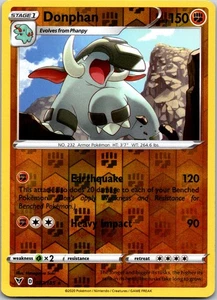 Donphan 087/185 - SWSH04: Vivid Voltage Reverse Holo - Bild 1 von 2