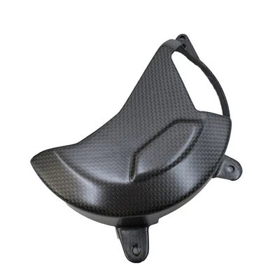 Cubierta de embrague protectora de motor de fibra de carbono para DUCATI Hypermotard 698 2024 2025 Foto 1 de 4