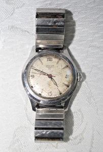 OROLOGIO Vintage CROTON Aquamatic 360 EL Automatico AUTOAVVOLGENTE Acciaio Inox FUNZIONA! - Foto 1 di 10