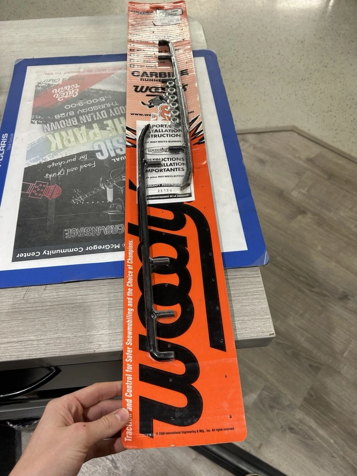 Woodys - ESD3-9350 - Extender Trail III Flat-Top Carbide Runners - Image 1 of 4