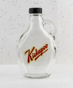 1960's Original Vintage "Kickapoo" Kentucky bourbon 1/2 pint LIQUOR BOTTLE - Picture 1 of 9