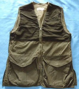 FILSON  WAX COTTON  SHOOTING VEST  MADE in USA - Picture 1 of 10