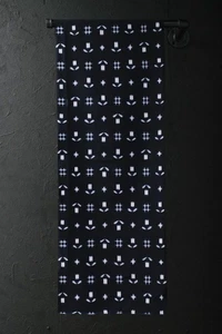 Japanese Fabric Wool Textile Vintage Kimono Antique Patch Woven 39.8"/KIP14/65 - Picture 1 of 10