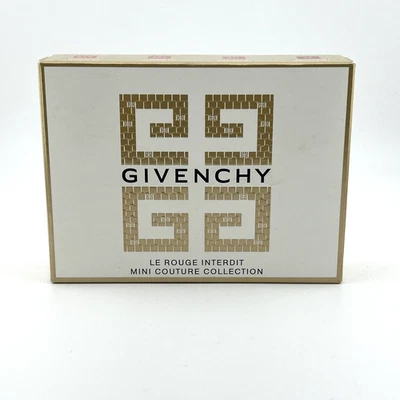 Conjunto de miniaturas Givenchy Le Rouge interdit seda intensa (4 peças) não lacrado - Imagem 1 de 3