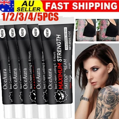 1-5X Tattoo Numibing Cream Gel 20 Grams-Up to 6 Hours Extra smooth for Tattoos - image 1 of 4