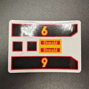 Replacement Stickers for Donald - Trackmaster Thomas & Friends Replacement Parts - Afbeelding 1 van 1