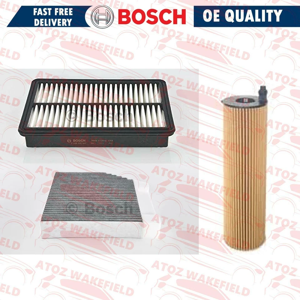 FOR MERCEDES E CLASS E200d E220d E300d AIR OIL CABIN POLLEN FILTERS SERVICE KIT - Image 1 of 1