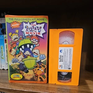 The Rugrats Movie (VHS, 1999) Clamshell Orange Tape Nickelodeon - Picture 1 of 2