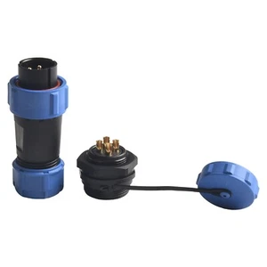 SP21 4Pin,Waterproof Aviation Cable Connector,Power Connector Plug-Socket IP67, - Picture 1 of 12
