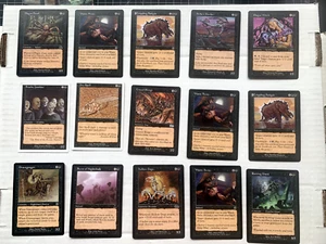 MTG - Lot of Black Cards - 150+ Commons, Uncommon - MP, LP, and NM - 2000s & 90s - Picture 1 of 9