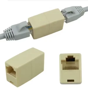 RJ45 Adaptador Conector Ethernet Cable Extensor Montador Red Acoplador Cat5e Cat6 Lote - Imagen 1 de 5