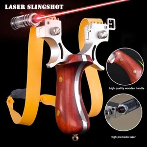 Profi Jagdschleuder mit Zielvisier-Katapult-Kits und Lampenschleuder Zwille - Bild 1 von 10